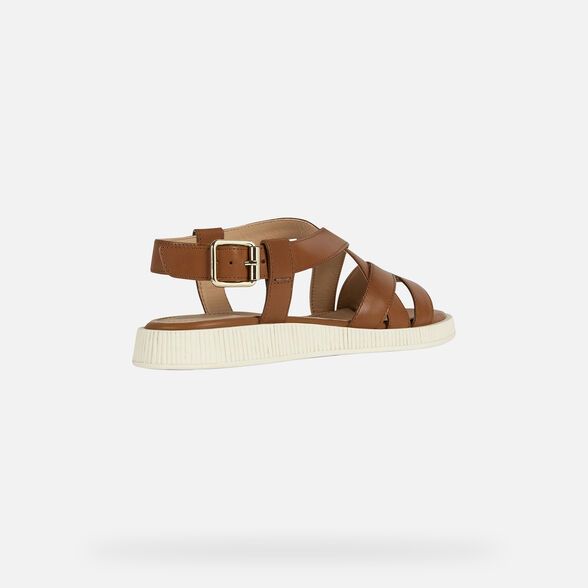 Giày Sandal Nữ Geox D Taormina F - Smo.Lea
