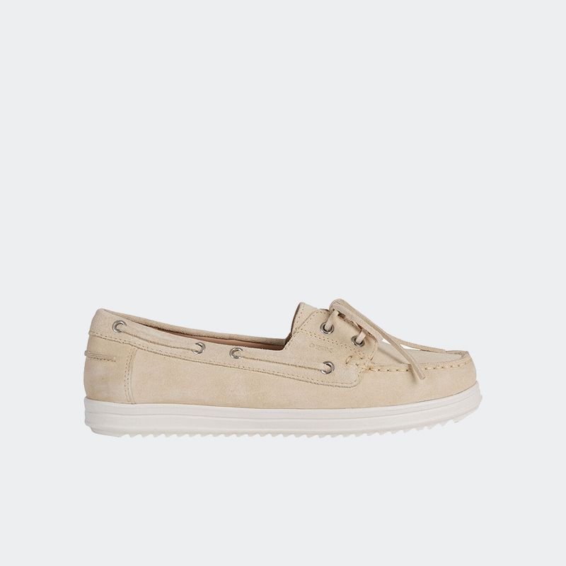 Giày Lười Nữ Geox D Genova Moc A - Suede