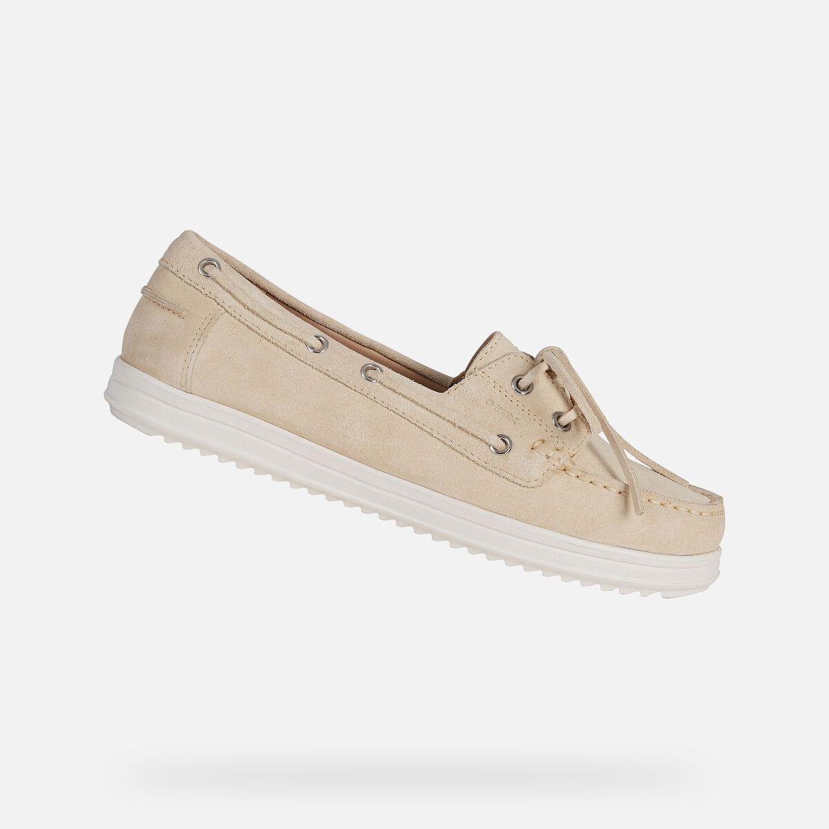 Giày Lười Nữ Geox D Genova Moc A - Suede