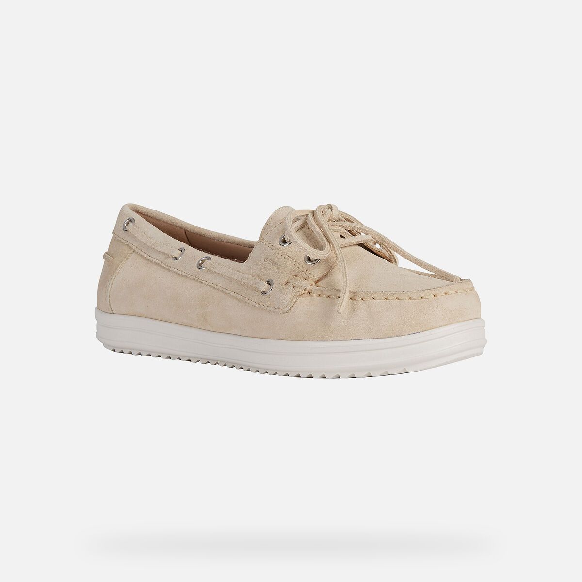 Giày Lười Nữ Geox D Genova Moc A - Suede