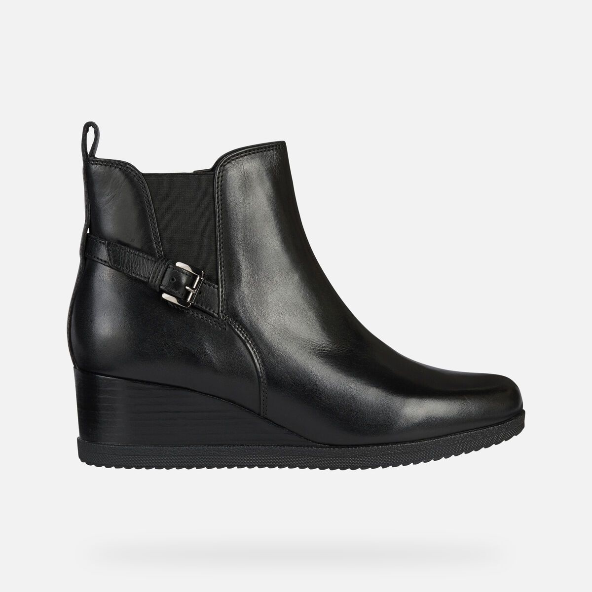 Giày Boots Nữ Geox D Anylla Wedge C - Smo.Lea