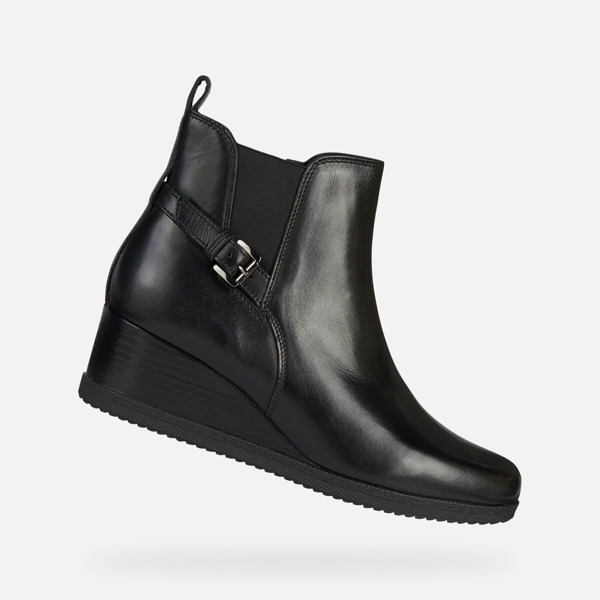 Giày Boots Nữ Geox D Anylla Wedge C - Smo.Lea