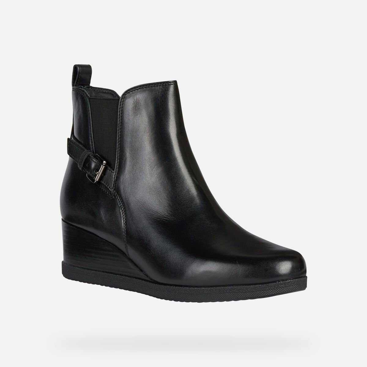 Giày Boots Nữ Geox D Anylla Wedge C - Smo.Lea