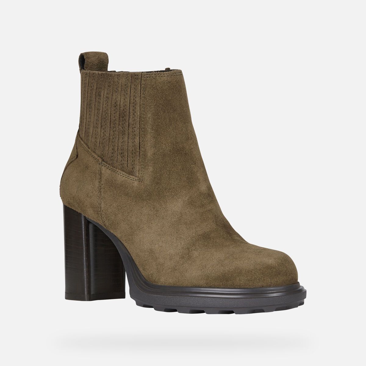 Giày Boots Nữ Geox D Salice High B - Oil.Suede