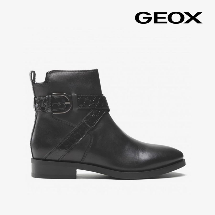  Giày Boots Nữ GEOX D Brogue D 