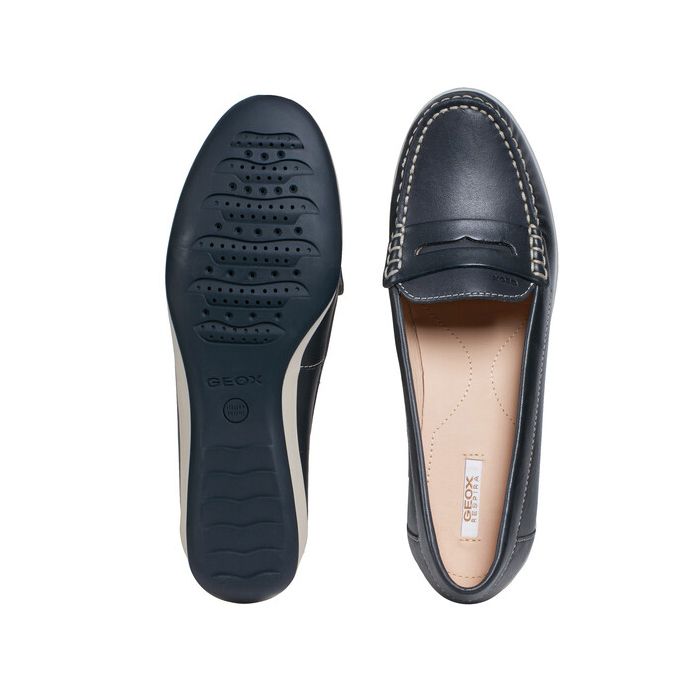 Giày geox d arethea b (d621sb) smooth leather navy