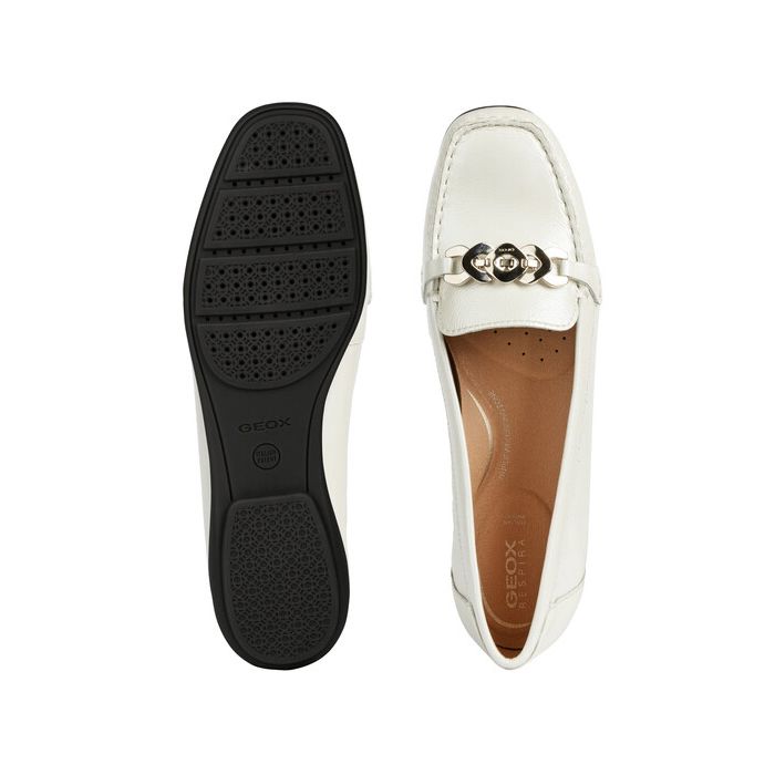 Giày geox d annytah moc a (d92bma) naplack leath white