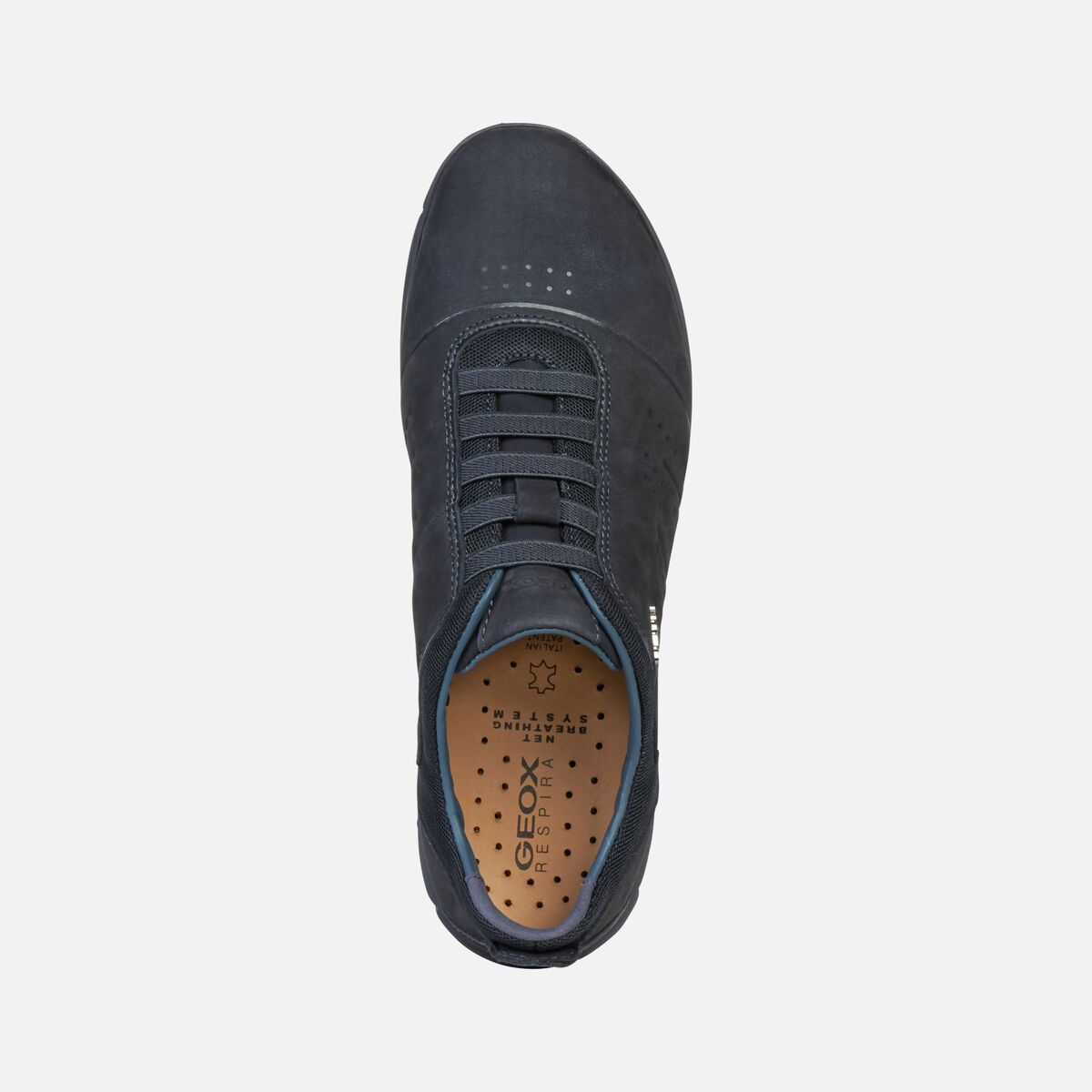 Giày sneaker geox d nebula d (d941ed) nbk lea dk navy