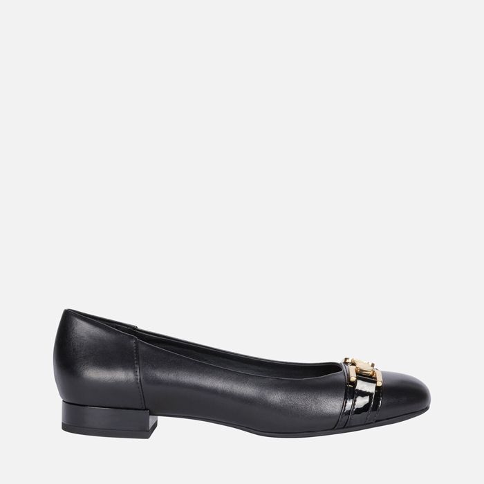 Giày geox d wistrey a (d944ga) smo.lea+syn.pat black