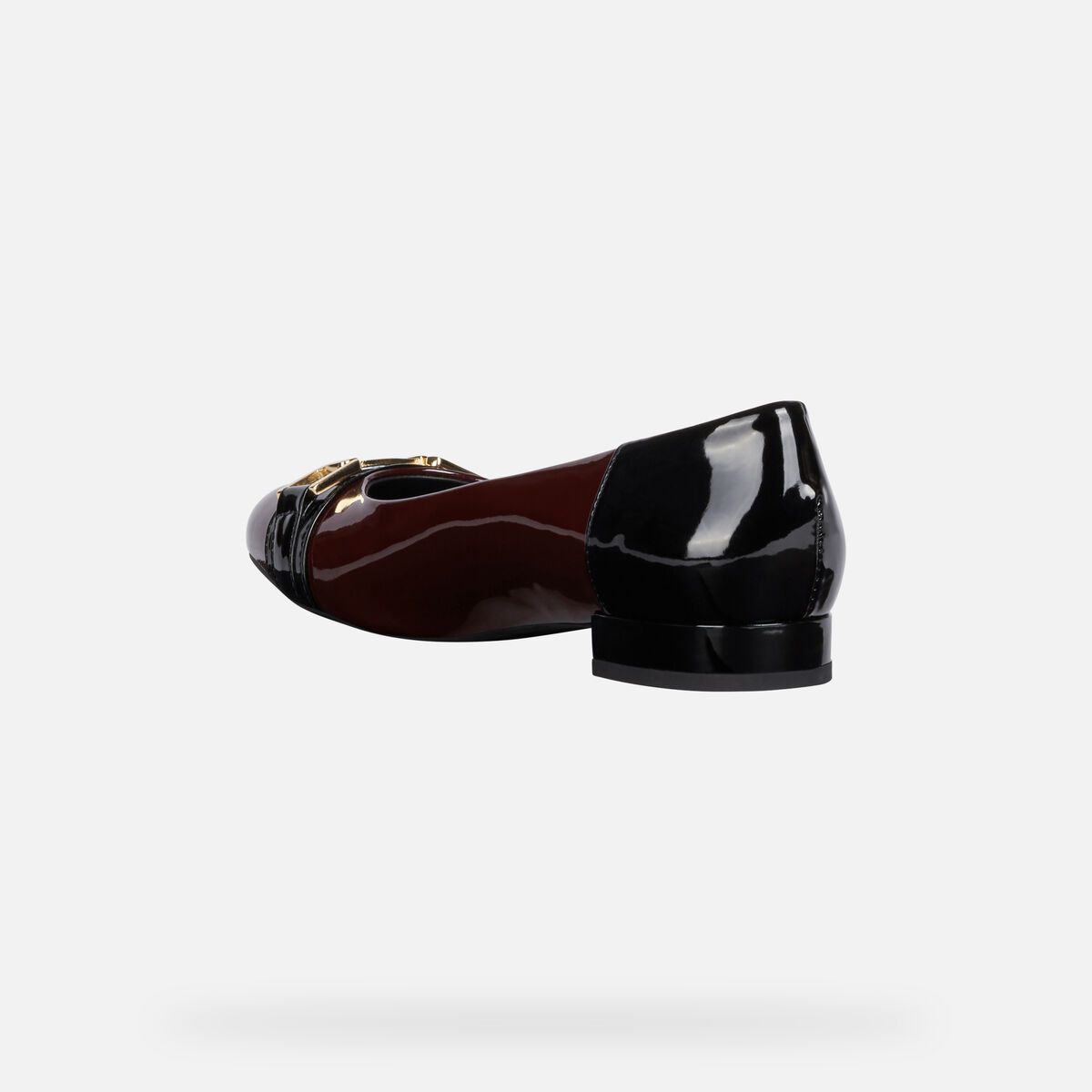 Giày geox d wistrey a (d944ga) pat lea+pat gbk bordeaux/black