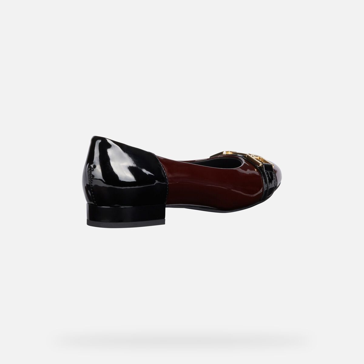 Giày geox d wistrey a (d944ga) pat lea+pat gbk bordeaux/black