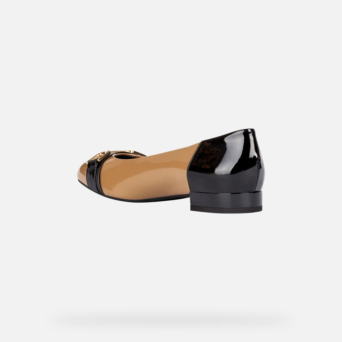 Giày Búp Bê Geox D Wistrey A Lt Brown/Black