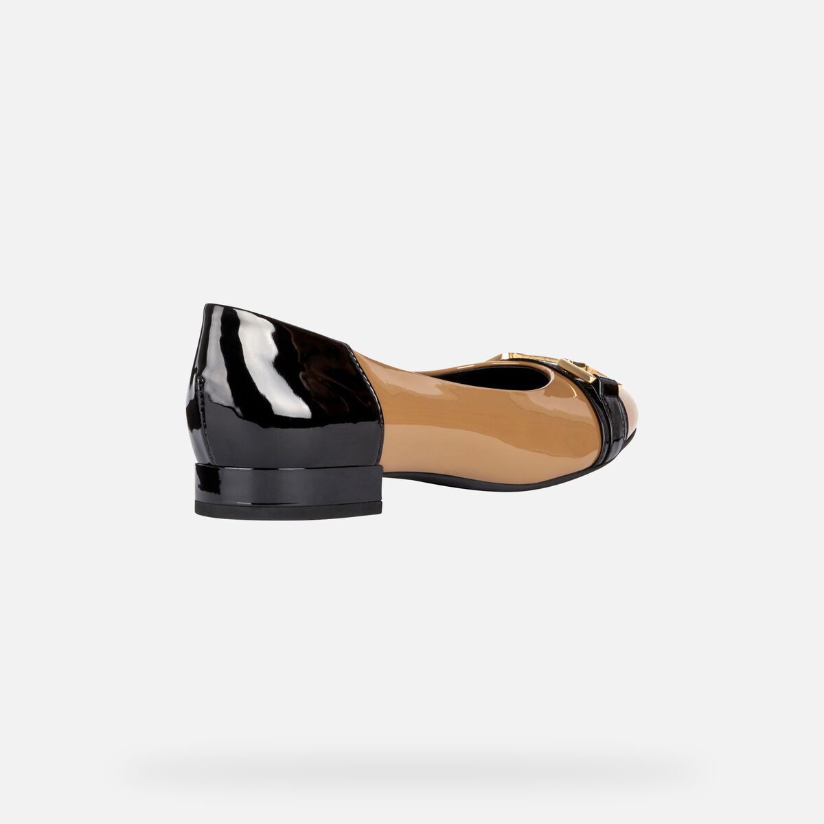 Giày Búp Bê Geox D Wistrey A Lt Brown/Black