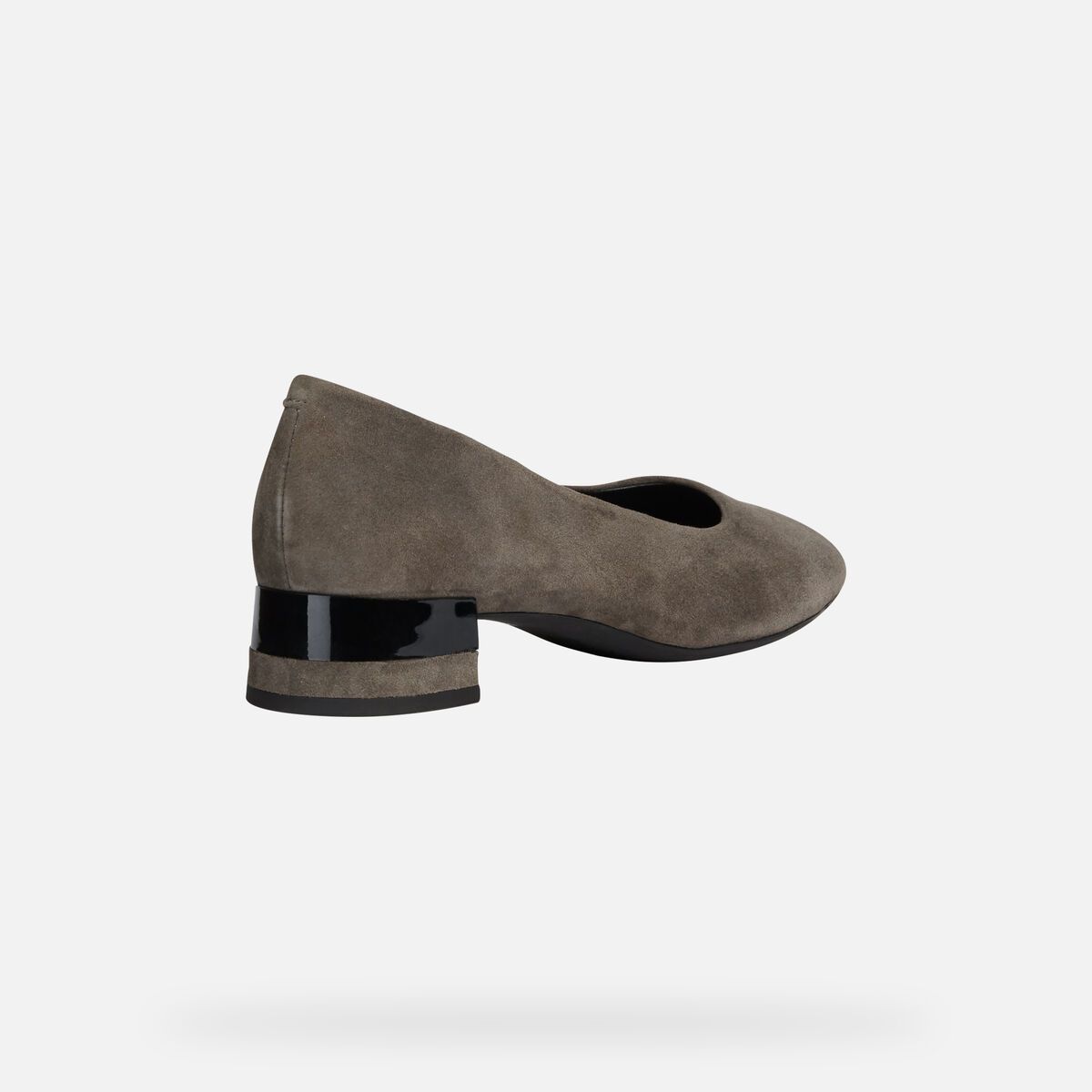 Giày cao gót geox d chloo m. b (d949xb) goat suede chestnut