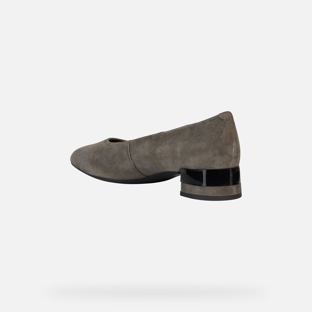 Giày cao gót geox d chloo m. b (d949xb) goat suede chestnut