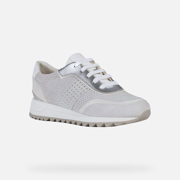 Giày Sneaker Nữ Geox D Tabelya A - Suede+Synt.Lea