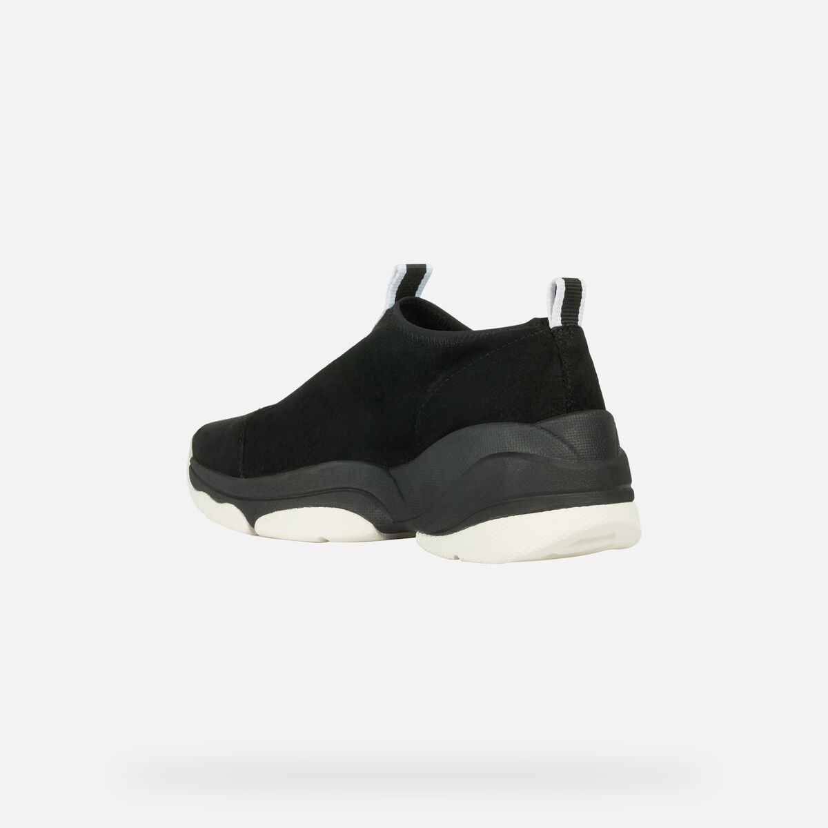 Giày sneaker geox d kirya b (d94bpb) stretch microfib. dark black