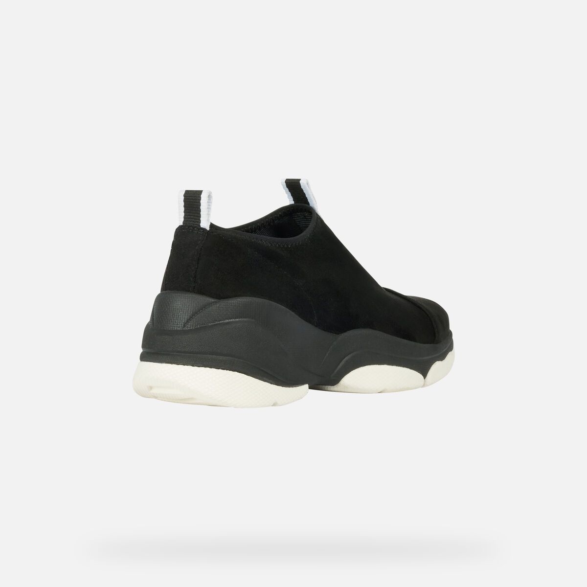 Giày sneaker geox d kirya b (d94bpb) stretch microfib. dark black
