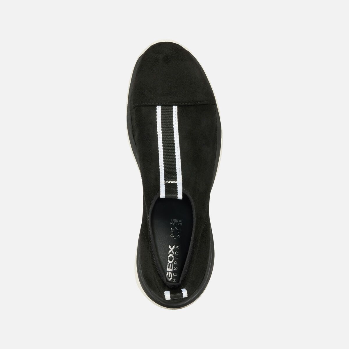 Giày sneaker geox d kirya b (d94bpb) stretch microfib. dark black