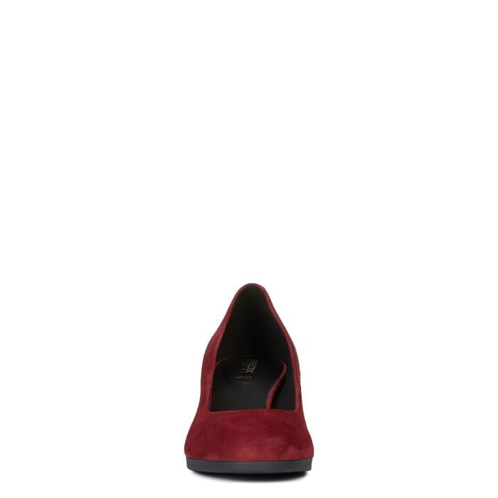 Giày cao gót geox d calinda m. b (d94efb) goat suede bordeaux