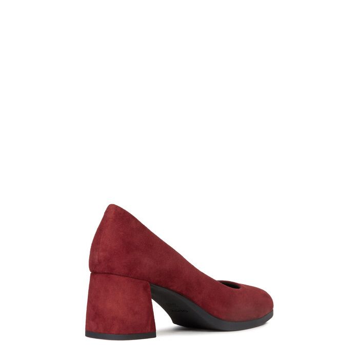 Giày cao gót geox d calinda m. b (d94efb) goat suede bordeaux