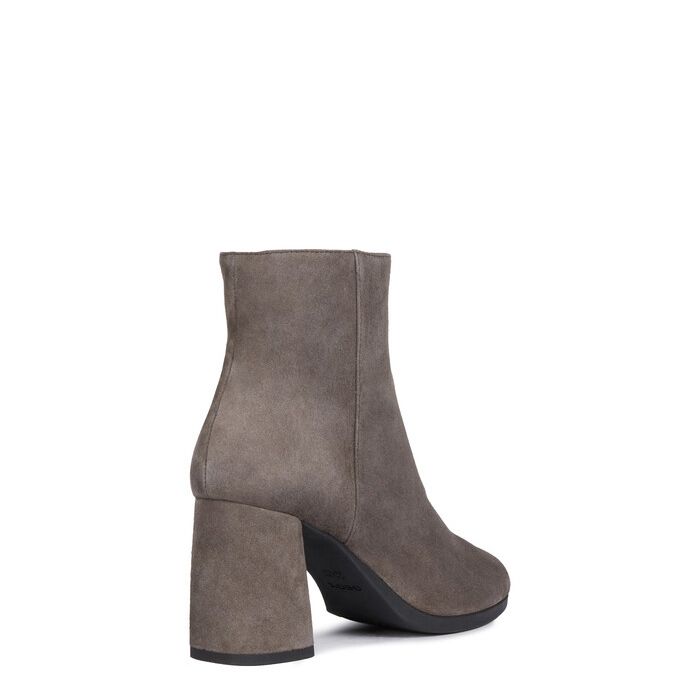 Giày boots geox d calinda h. a (d94ega) goat suede chestnut