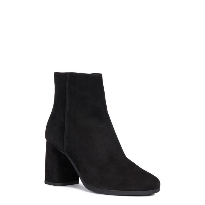 Giày boots geox d calinda h. a (d94ega) goat suede black