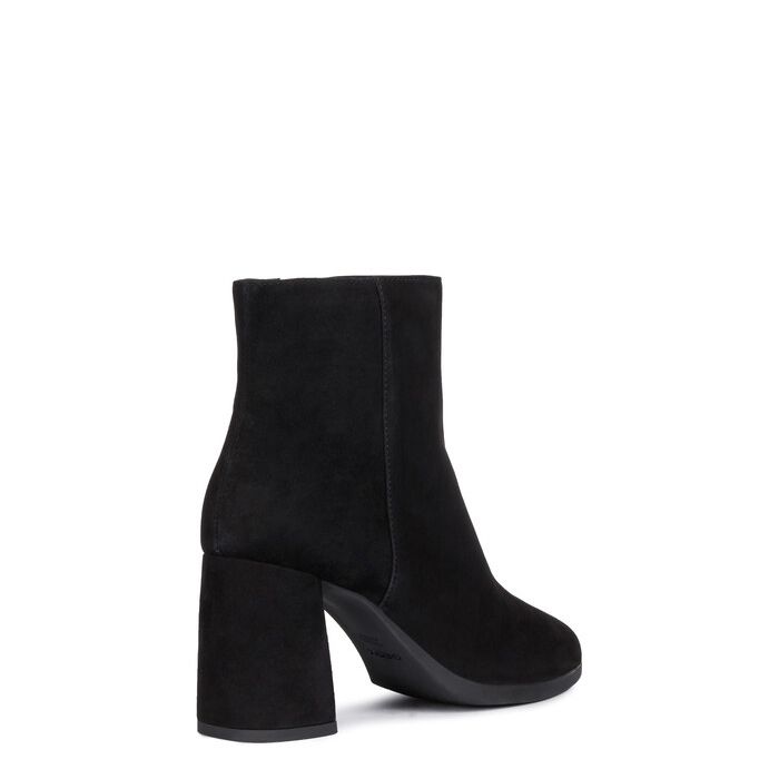 Giày boots geox d calinda h. a (d94ega) goat suede black