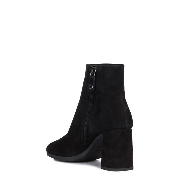 Giày boots geox d calinda h. a (d94ega) goat suede black