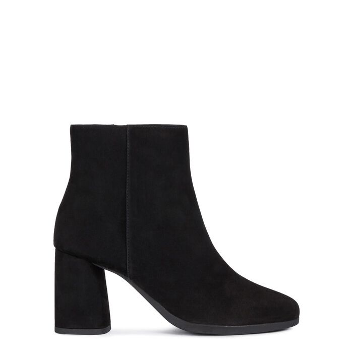 Giày boots geox d calinda h. a (d94ega) goat suede black