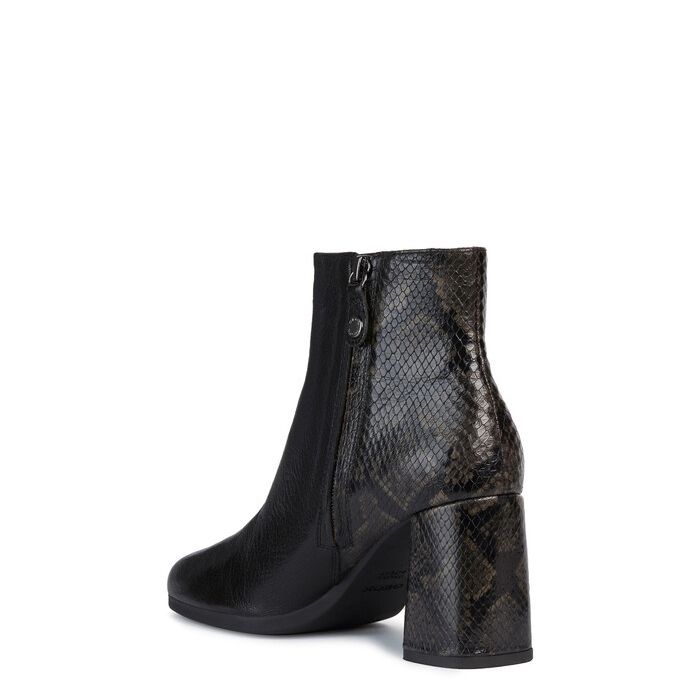 Giày boots geox d calinda h. a (d94ega) goa.le+pyt.le black