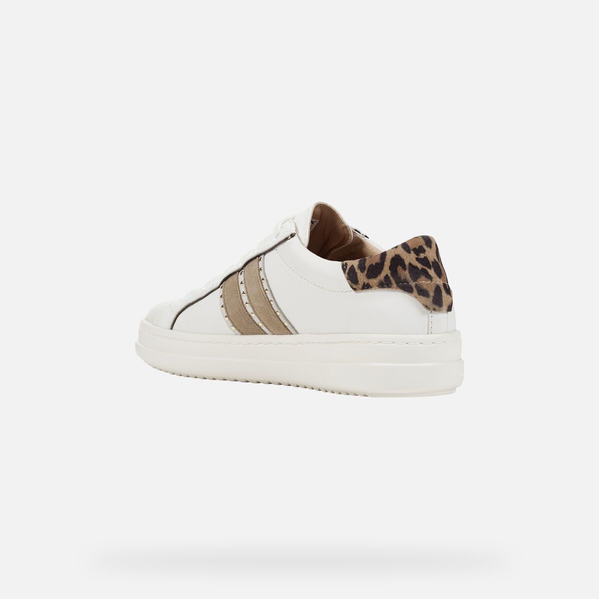Giày sneaker geox d pontoise d (d94fed) nappa+metal.synt white