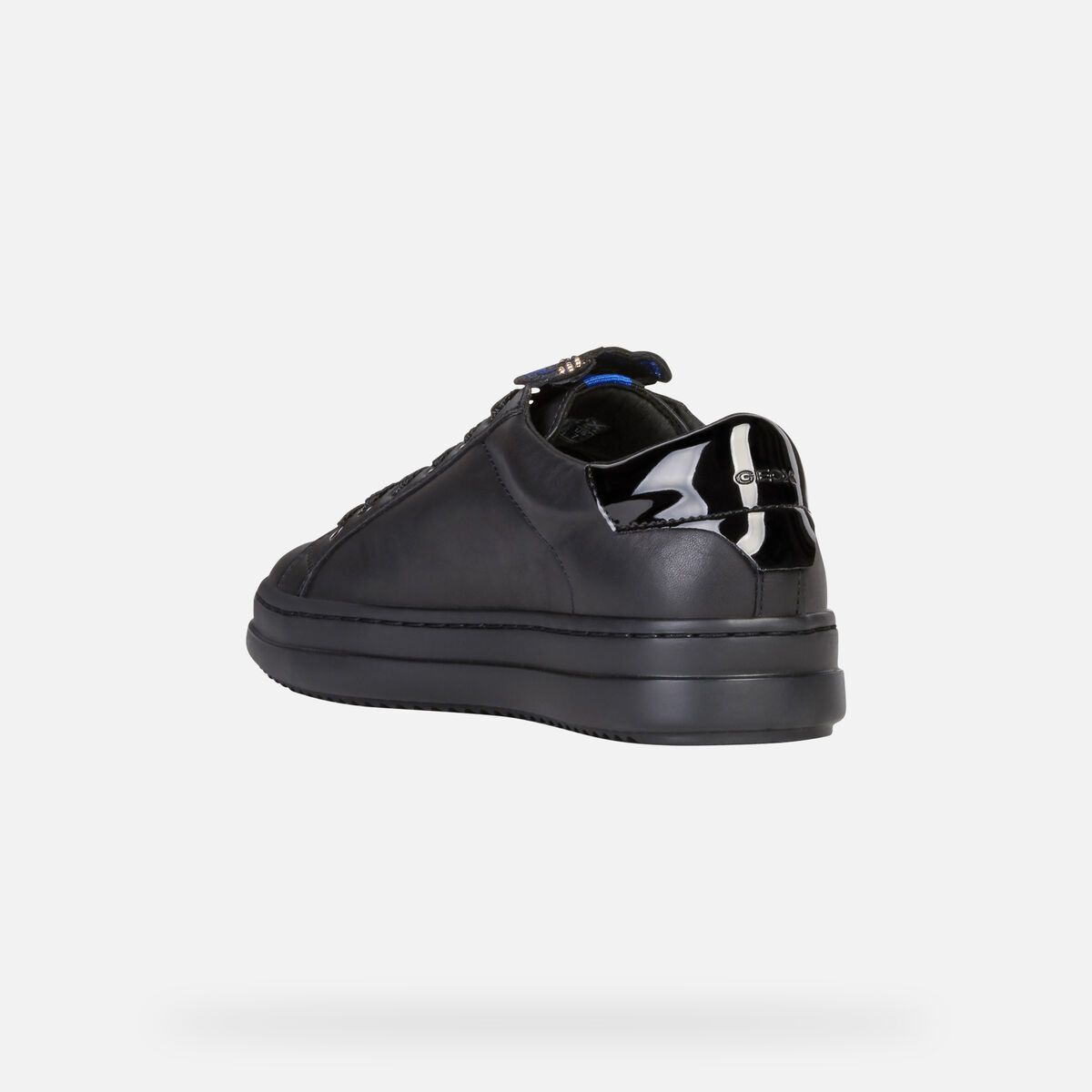 Giày sneaker geox d pontoise e (d94fee) nappa black