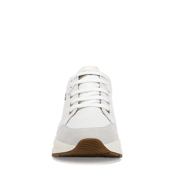 Giày sneaker geox d backsie a (d94fla) nappa+suede white/off white