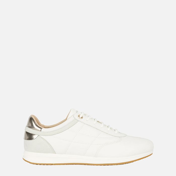 Giày sneaker geox d avery c (d94h5c) nappa white