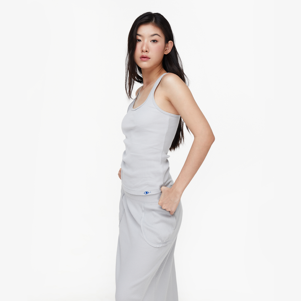  Áo Tank Top Nữ TheBlueTshirt The 100% Tank - Grey 