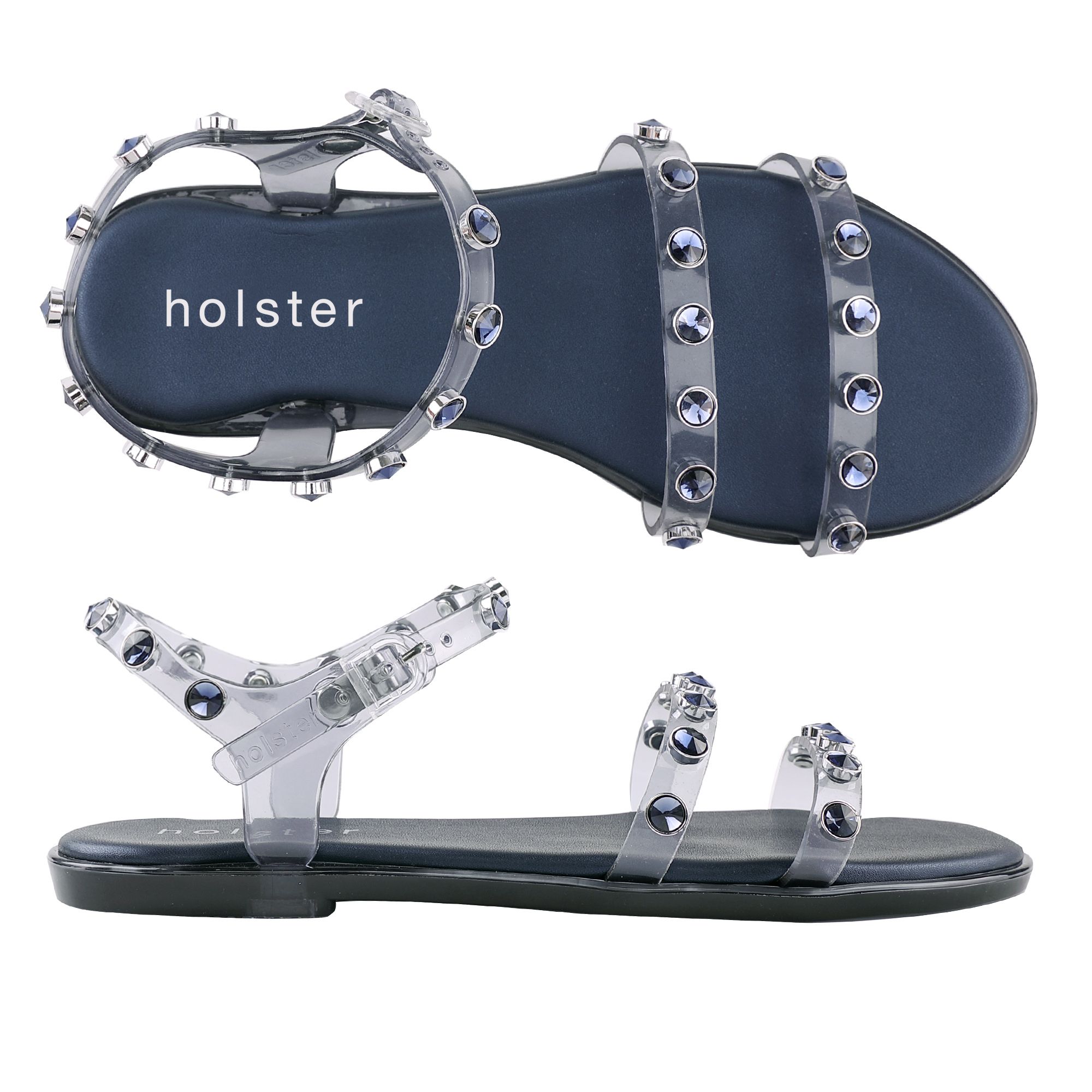 Giày holster sassy (hst316cmb) clear midnight blue
