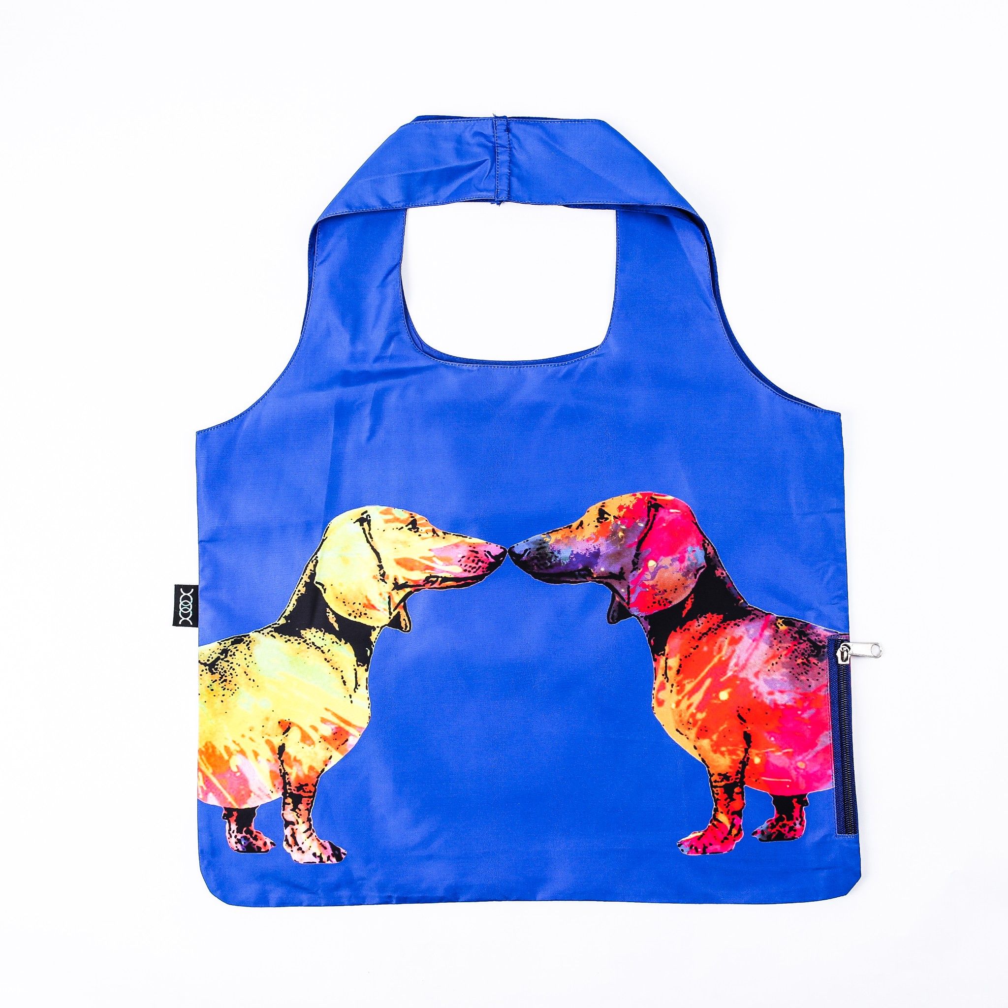 Túi XOX Small Dachshund Couple Blue