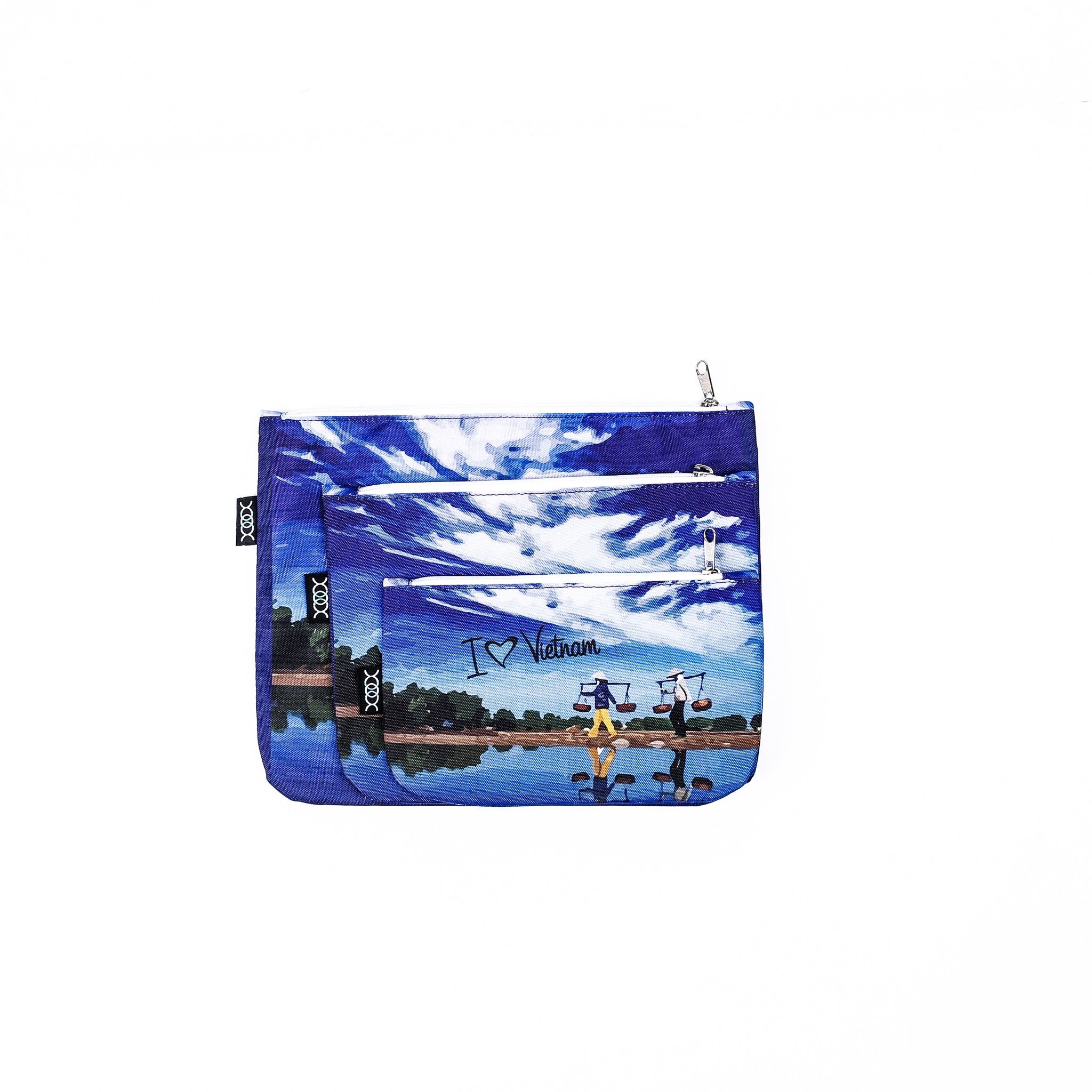 Túi XOX Zip Pockets Gánh Hàng Đường Làng