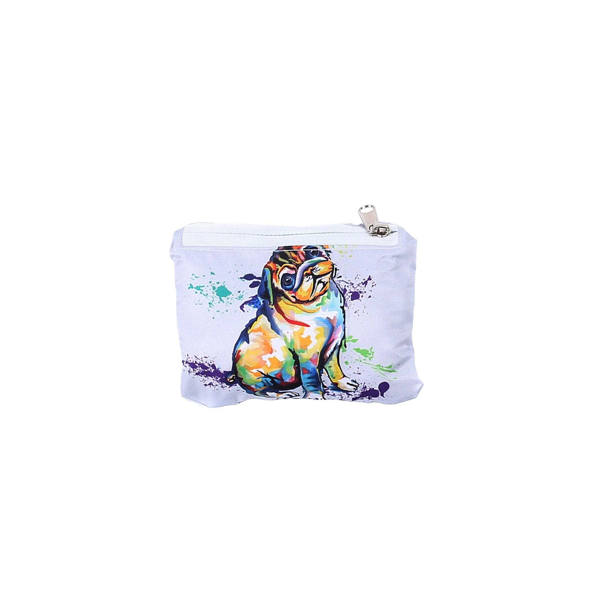Túi XOX Small Pug Dog Light Grey