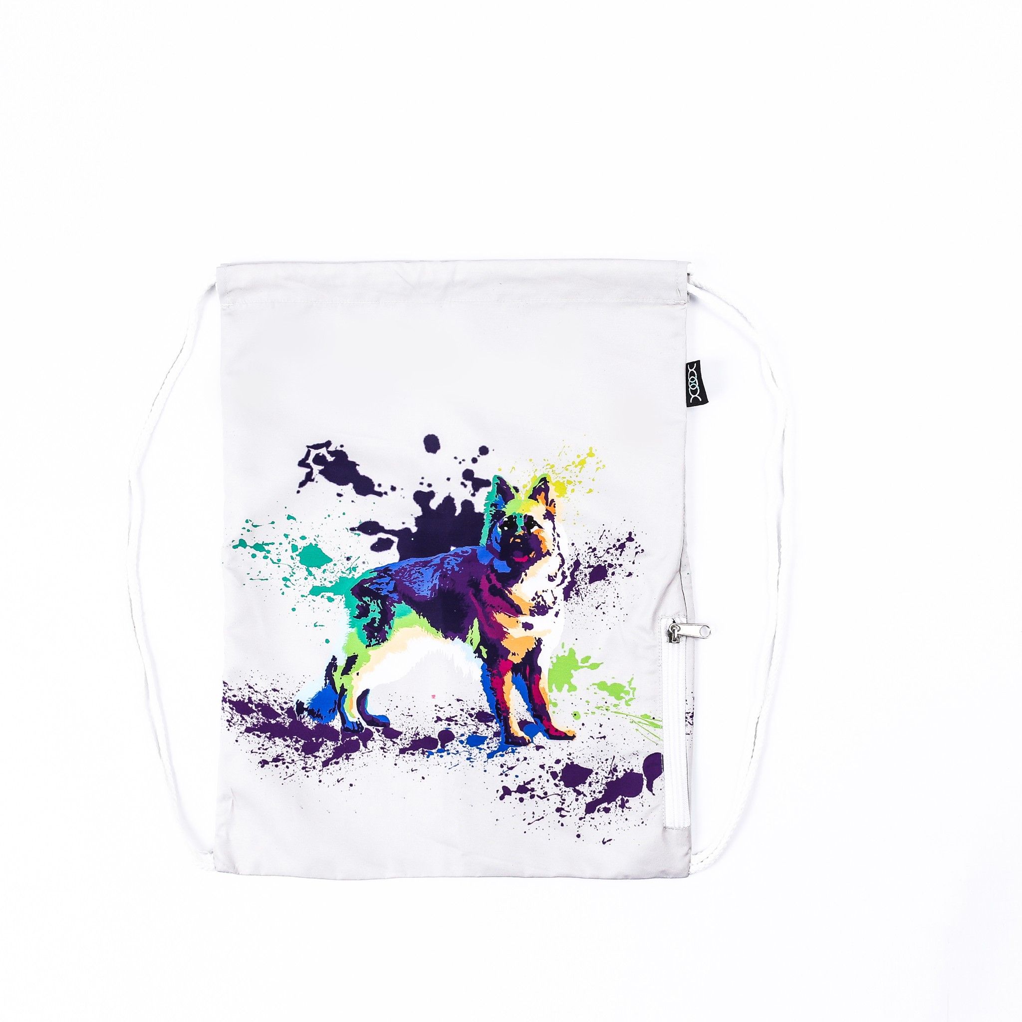 Túi XOX Backpack German Shepherd Light Grey
