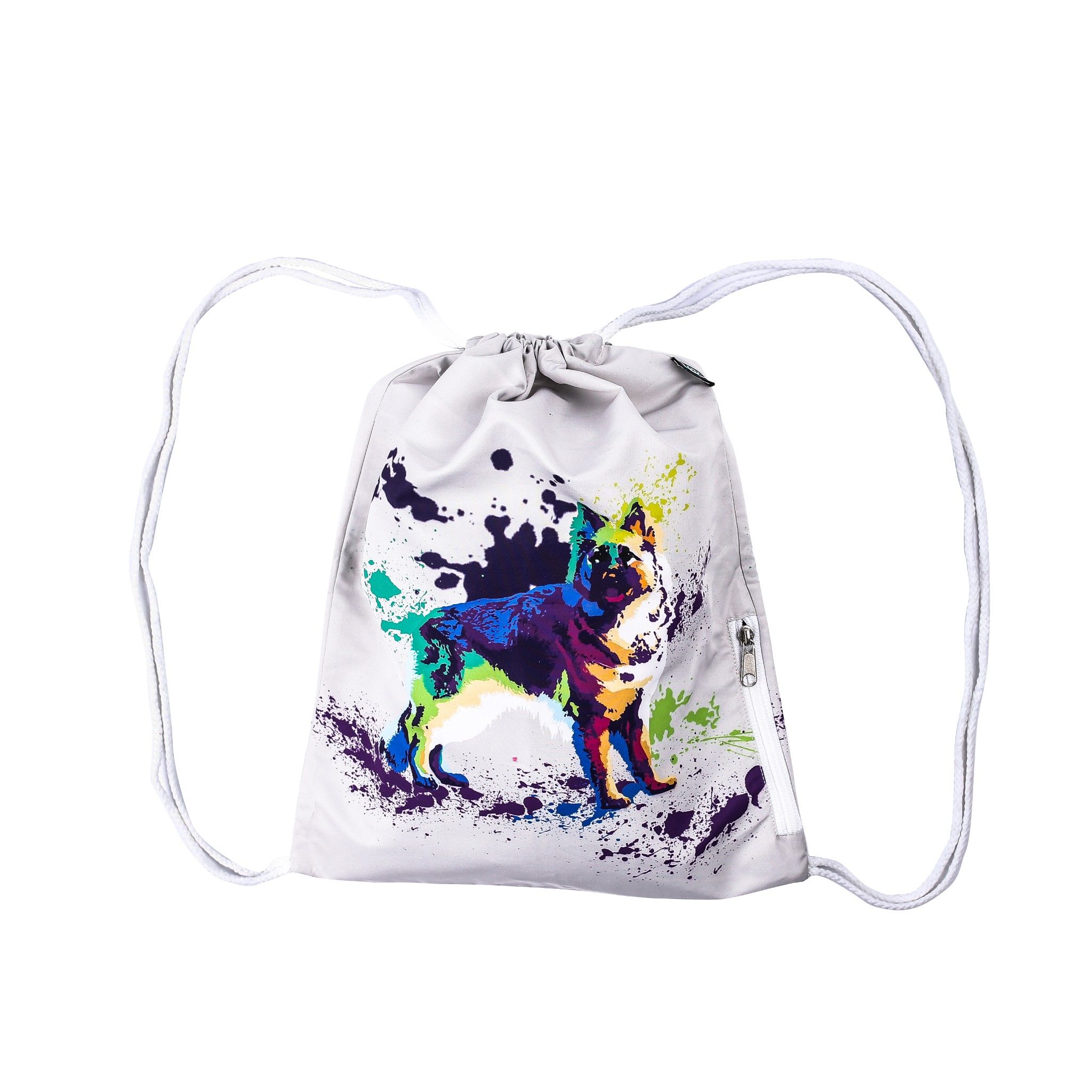 Túi XOX Backpack German Shepherd Light Grey