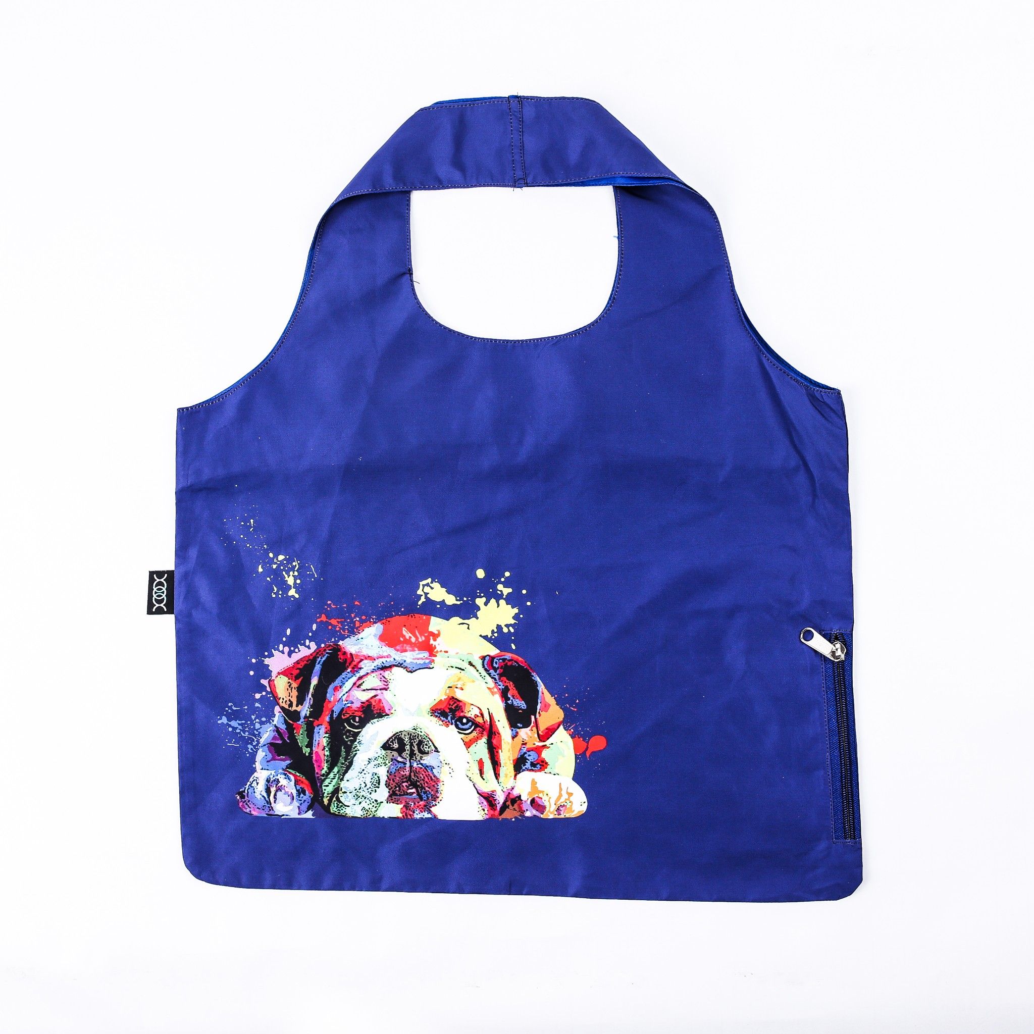 Túi XOX Small Bulldog Lying Navy
