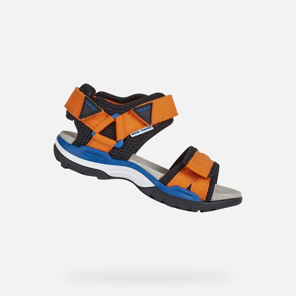 Giày geox j borealis b. c (j020rc) mesh+textile orange/black