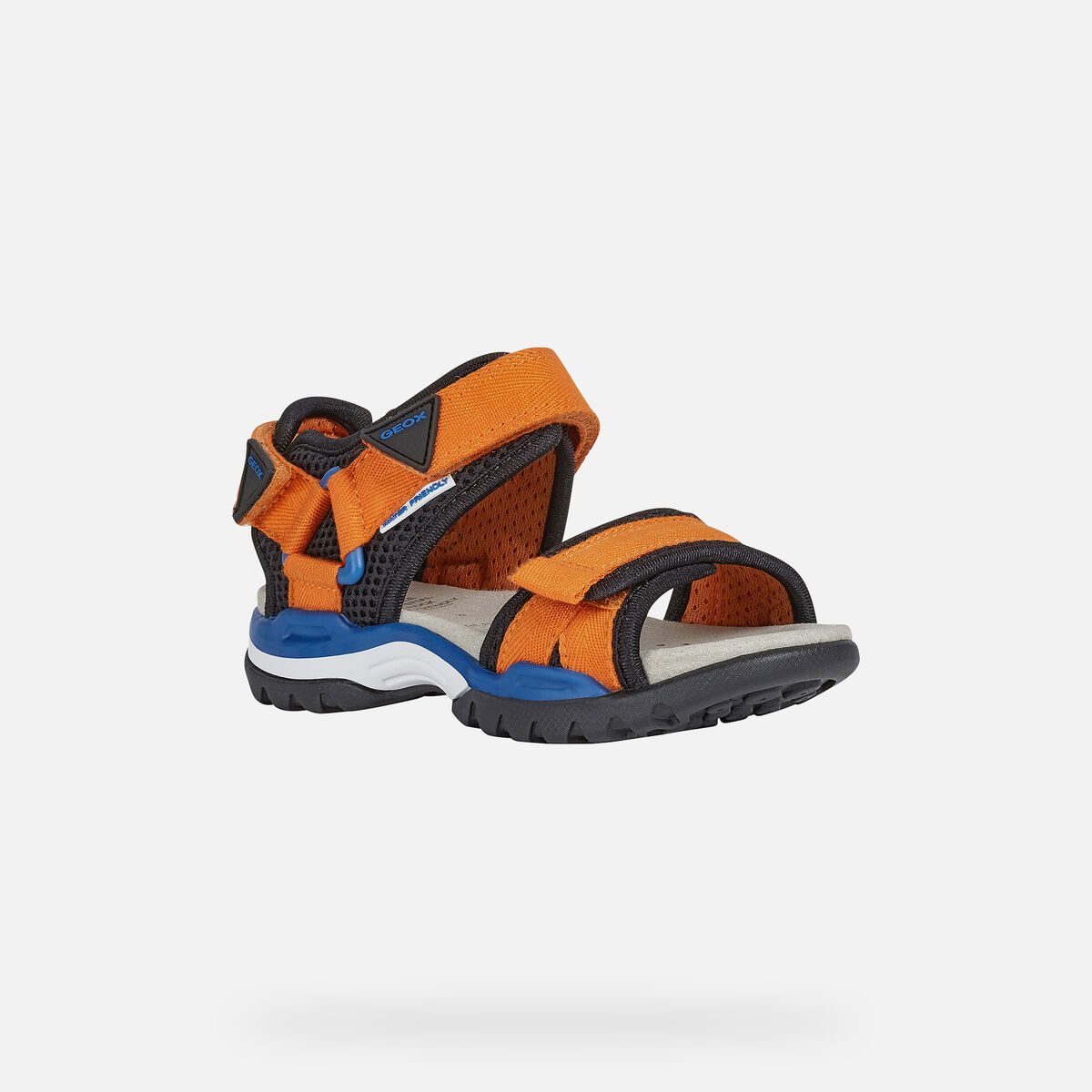 Giày geox j borealis b. c (j020rc) mesh+textile orange/black