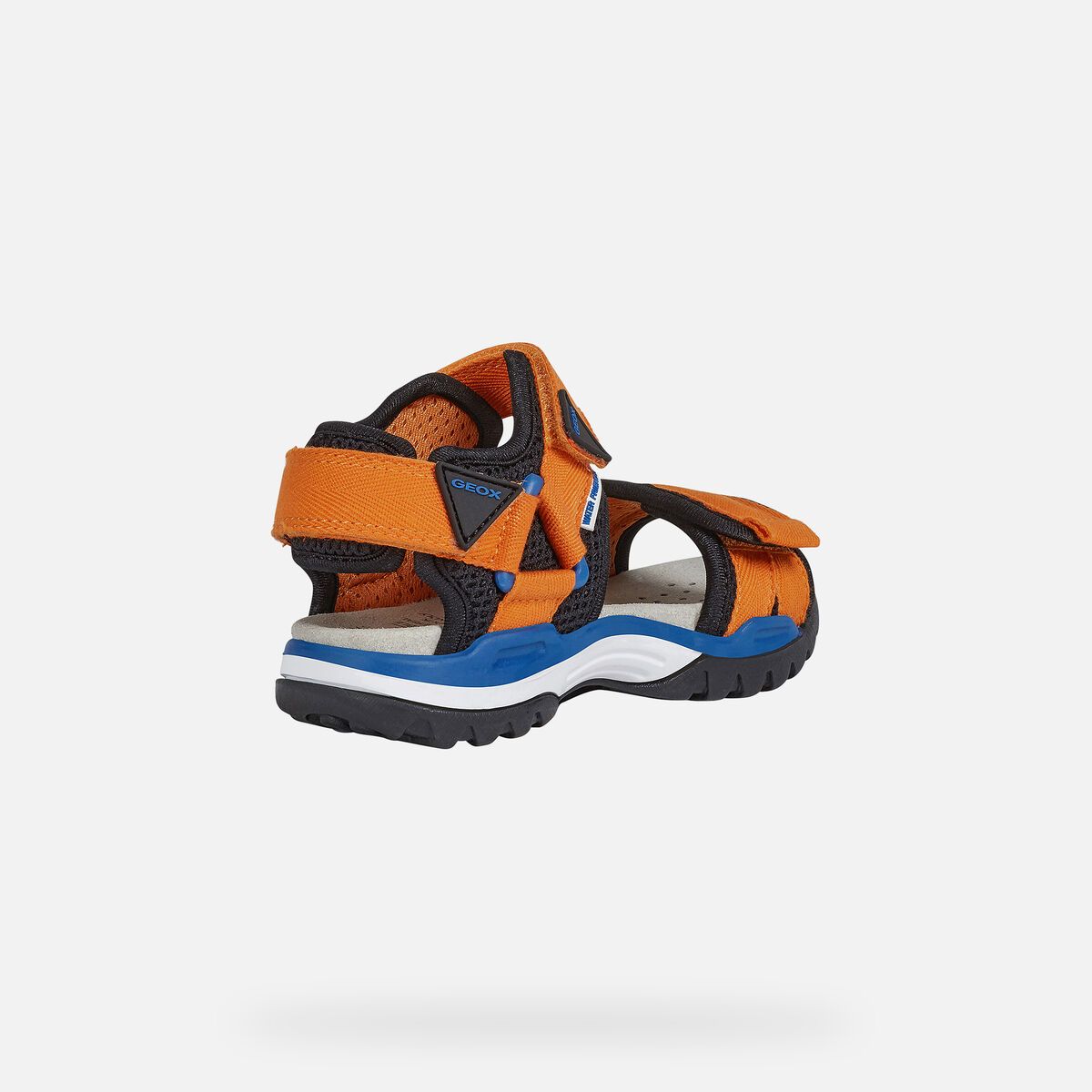 Giày geox j borealis b. c (j020rc) mesh+textile orange/black
