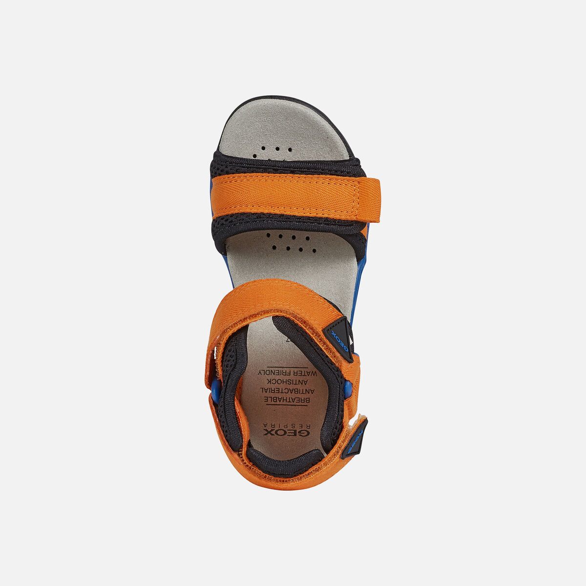 Giày geox j borealis b. c (j020rc) mesh+textile orange/black