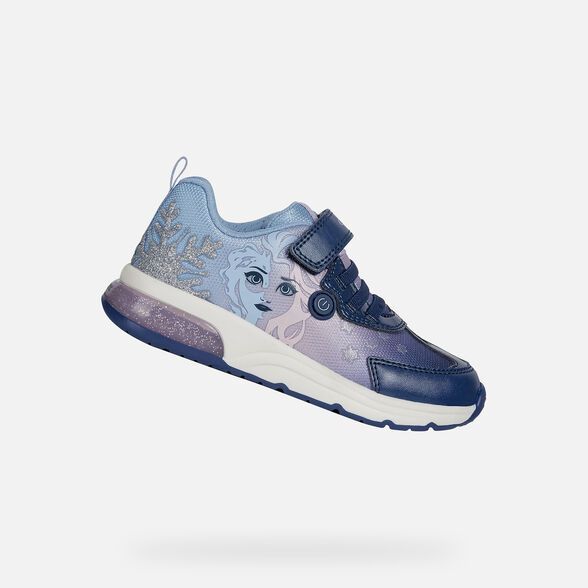 Giày geox j spaceclub g.d (j028vd) text+prl.gbk navy/lilac