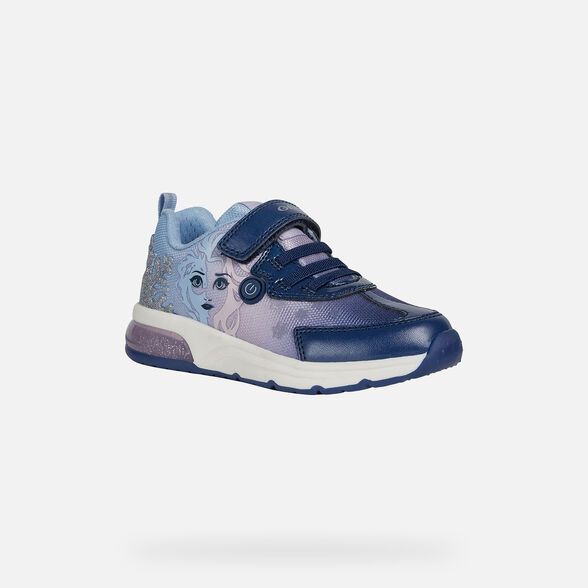 Giày geox j spaceclub g.d (j028vd) text+prl.gbk navy/lilac