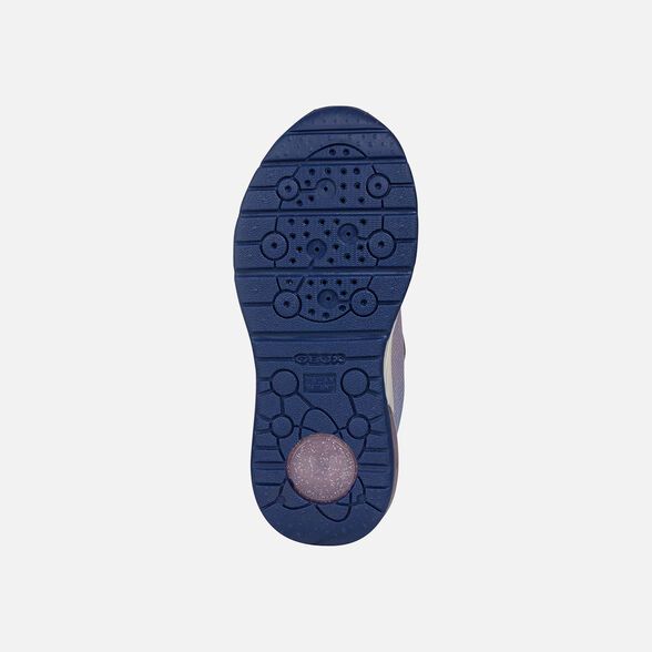 Giày geox j spaceclub g.d (j028vd) text+prl.gbk navy/lilac